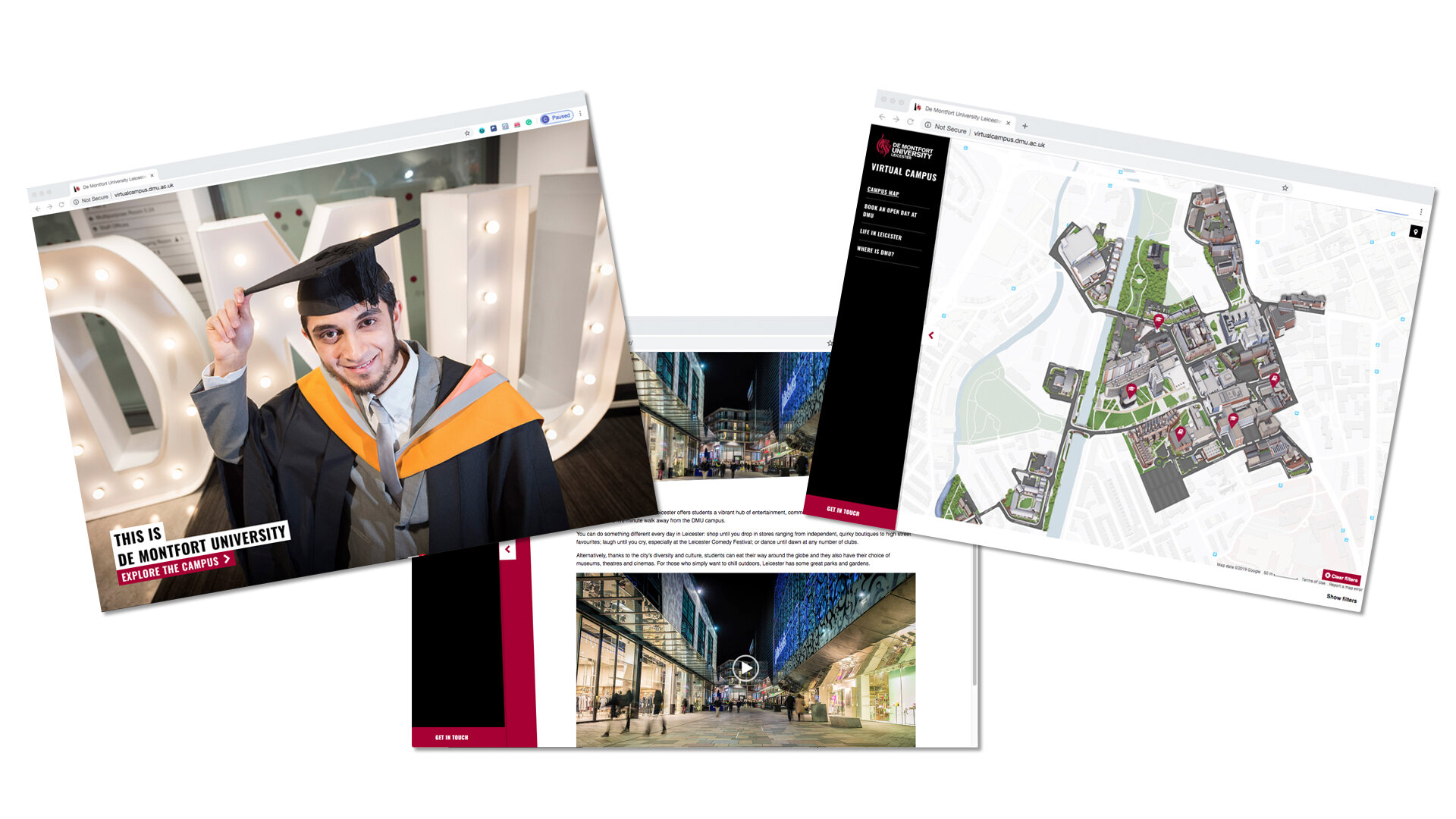 Virtual campus bespoke website