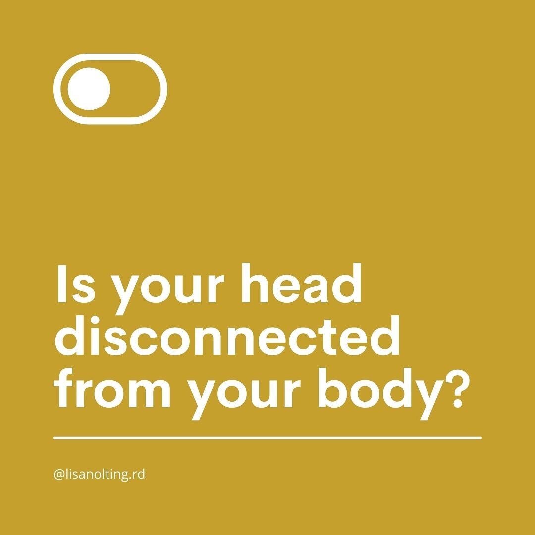 Does your head feel disconnected from your body?
⠀⠀⠀⠀⠀⠀⠀⠀⠀
Often, we disconnect our heart and soul from our bodily experience. This is done for a variety of reasons, one of which is a protective mechanism. Because if you aren&rsquo;t disconnected to 