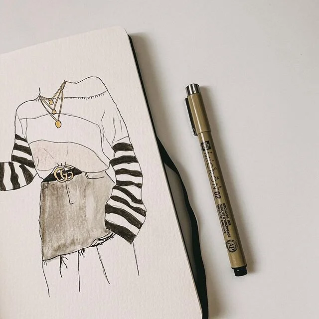 Doodling.