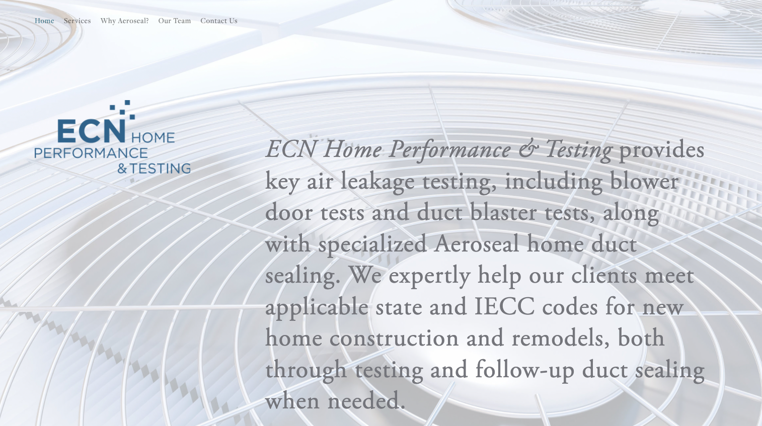 ECN—Home Performance &amp; Testing