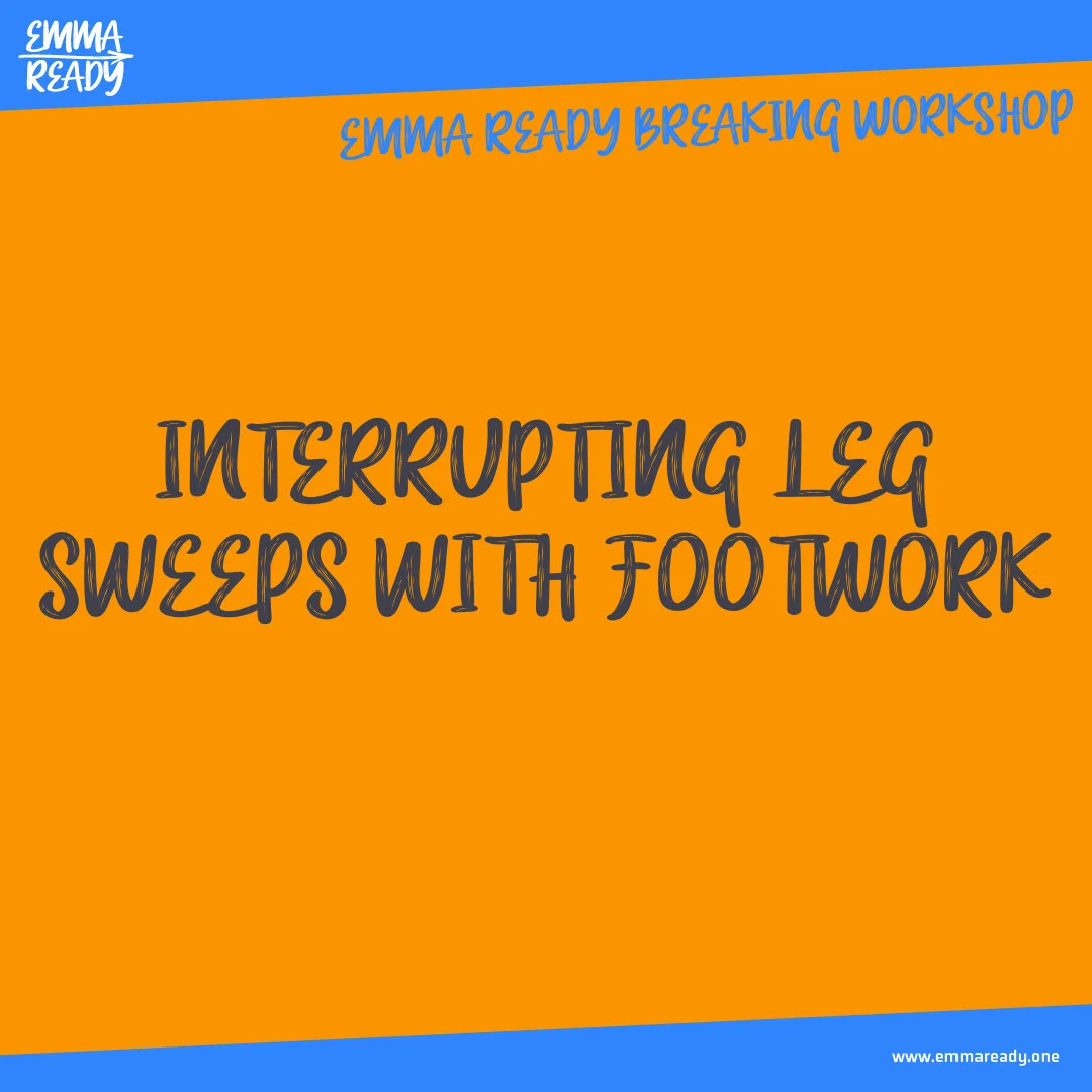 Interrupting Leg Sweeps with Footwork