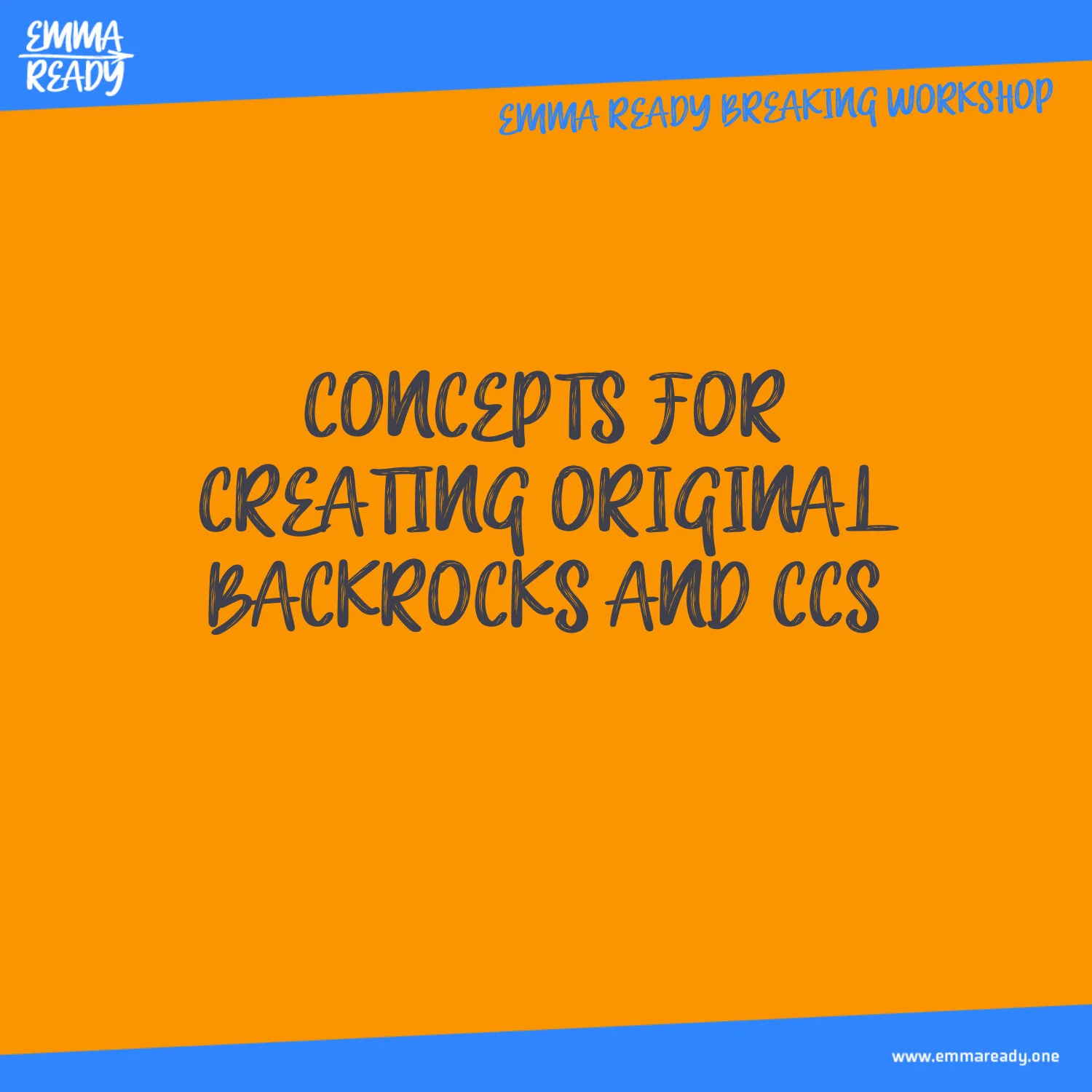 Concepts for Creating Original Backrocks and CCs