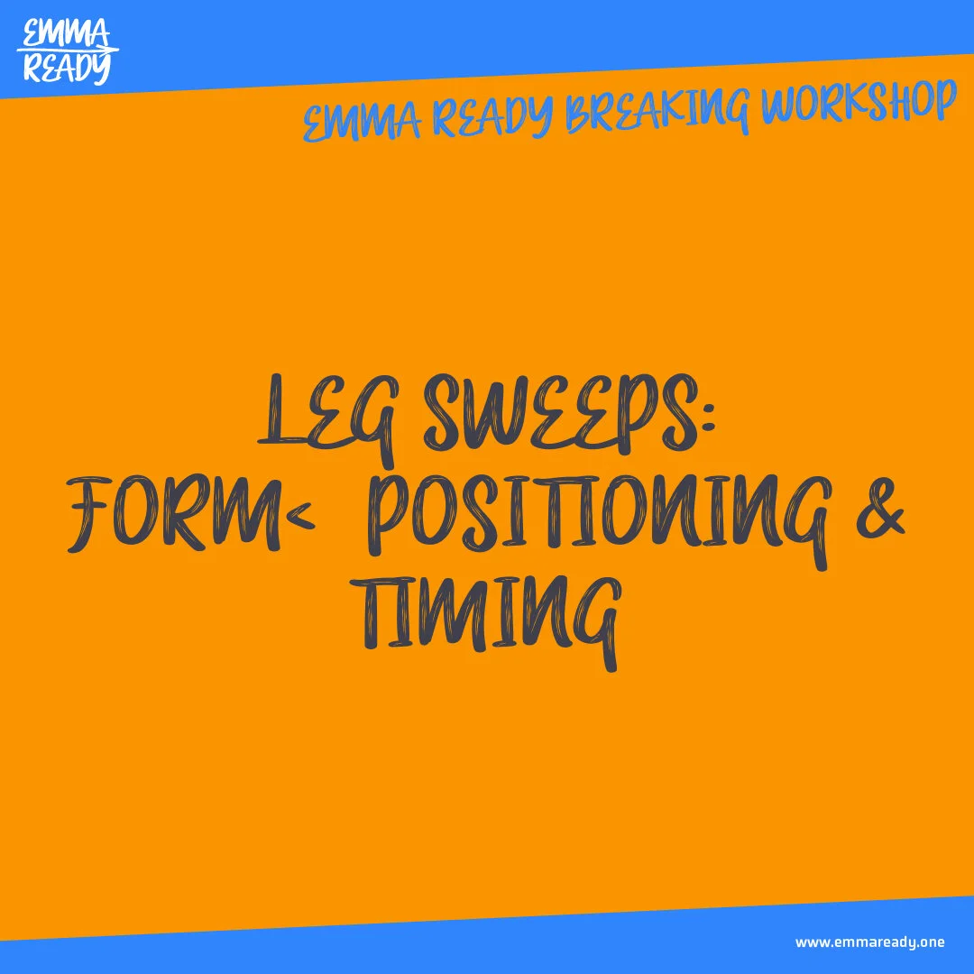 Leg Sweeps - Form, Positioning and Timing