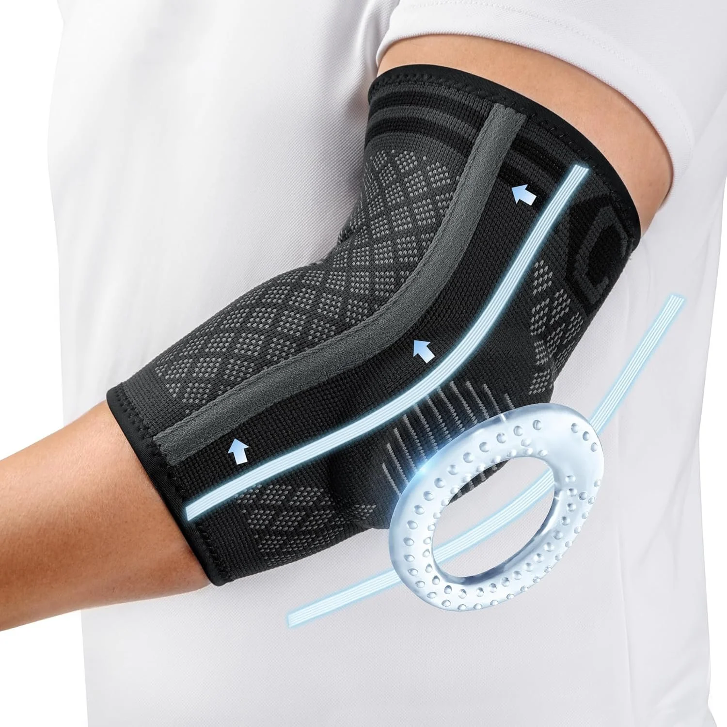 CAMBIVO Elbow Support for Men&Women 2 Pack
