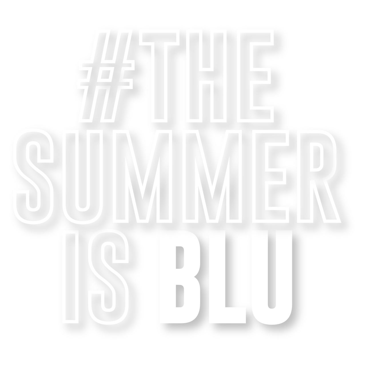 the summer is blue