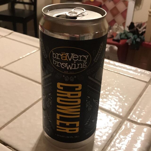 When #braverybrewing has 50% off of their crowlers and a take home beer seems like the best treat ever :)