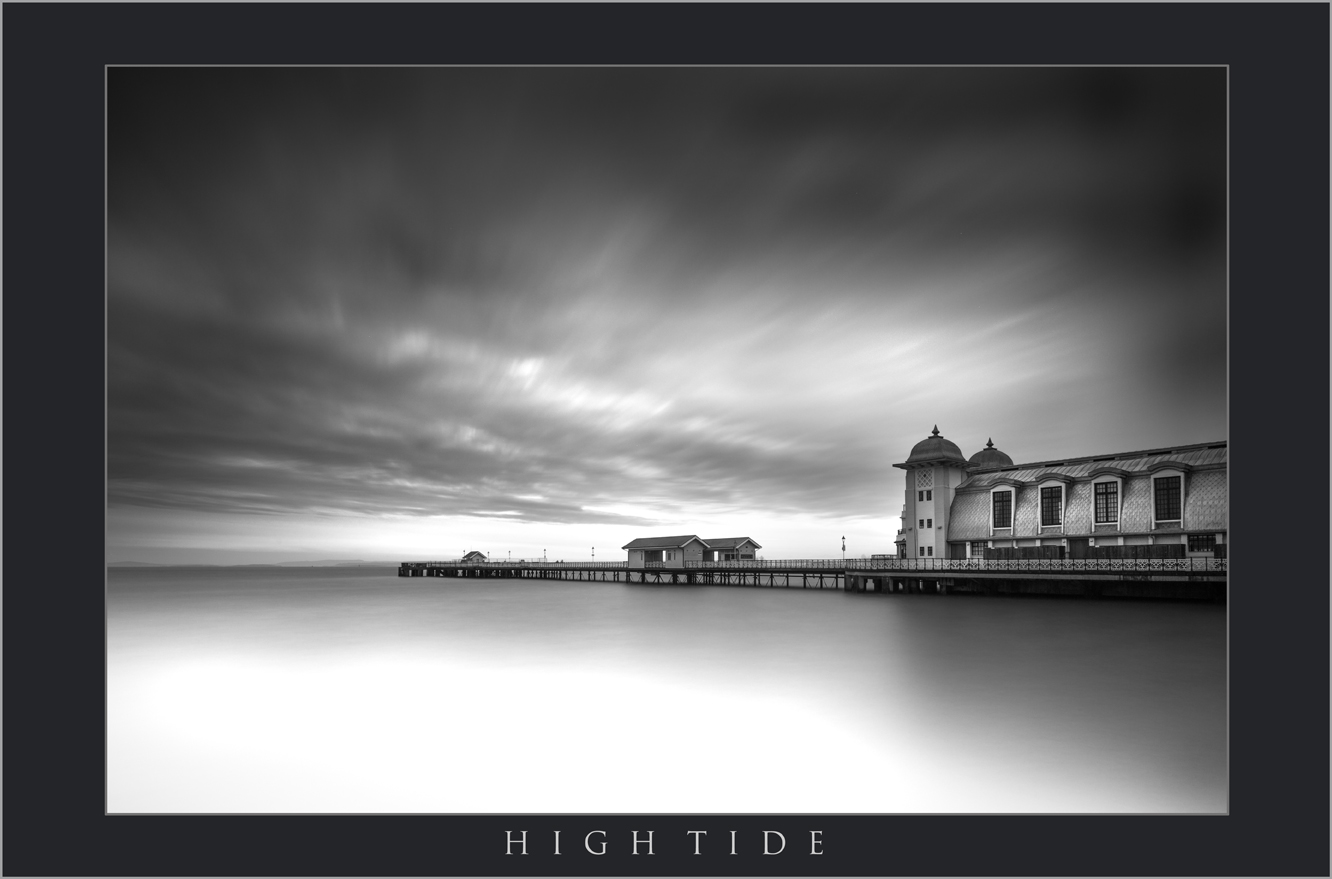 PENARTH PIER MEGA HIGH TIDE; BLACK AND WHITE; IMAGES OF PENARTH PIER; THE BEST PHOTOS OF PENARTH PIER; LANDSCAPE PHOTOGRAPHY OF PENARTH PIER; BUY PHOTOS OF PENARTH PIER; BLACK AND WHITE PHOTOGRAPHY; SOUTH WALES LANDSCAPE PHOTOGRAPHY; WALES .jpg