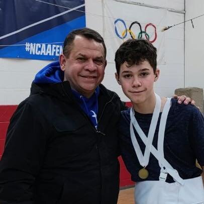 Congratulations to Ryder on earning his E rating at the D and Under tournament today.  Thanks to Coach Hender for the support and guidance. 

#denverfencing #denverfencingcenter #denvercolorado #usafencing #denver #fencing #sabre #mensabre