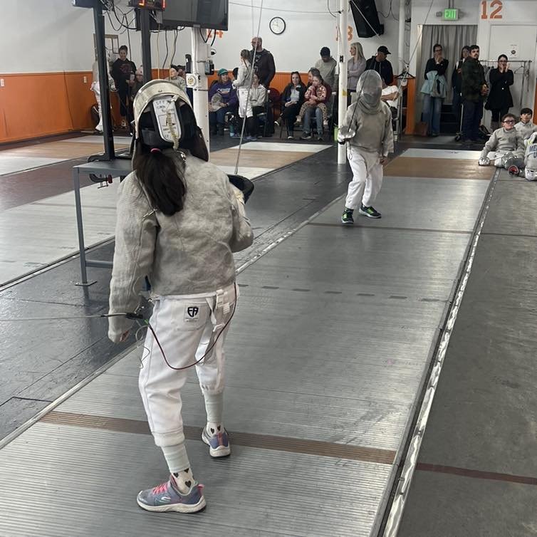 Today, the next generation prepared for competition with an in-house Sabre tournament