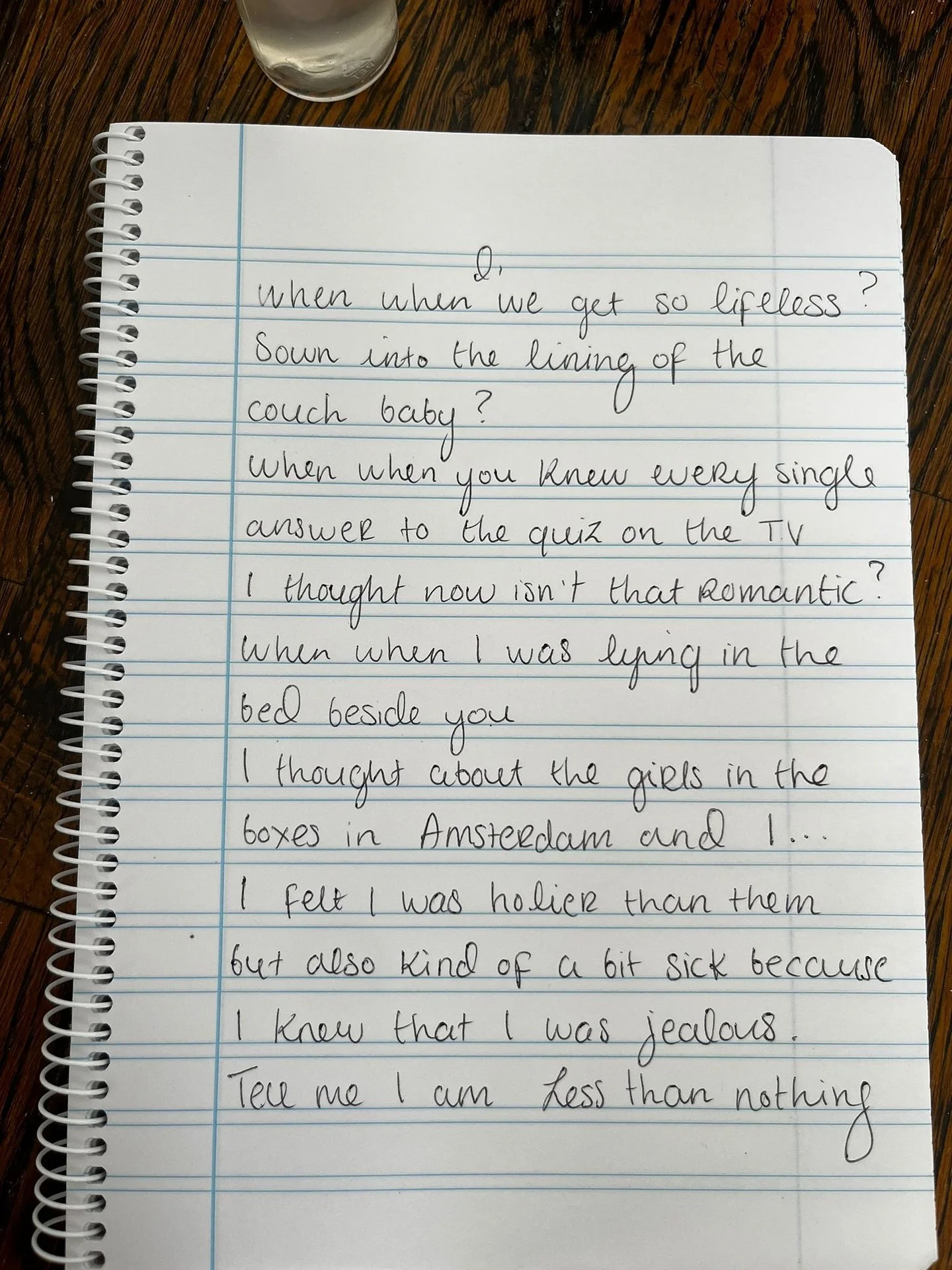 &ldquo;It&rsquo;s a bit of a blur thinking back to writing this song. It was the height of Covid, and a friend (Kelly Campbell) very generously gave me access to the Bewley&rsquo;s Caf&eacute; Theatre while it was closed. I&rsquo;d walk down Grafton 