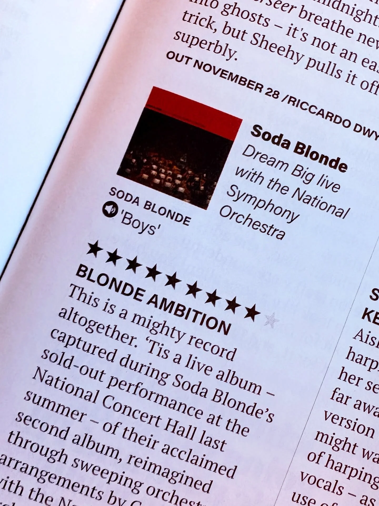 Thank you @hotpressmagazine for the albums first review - 9/10 ⭐️