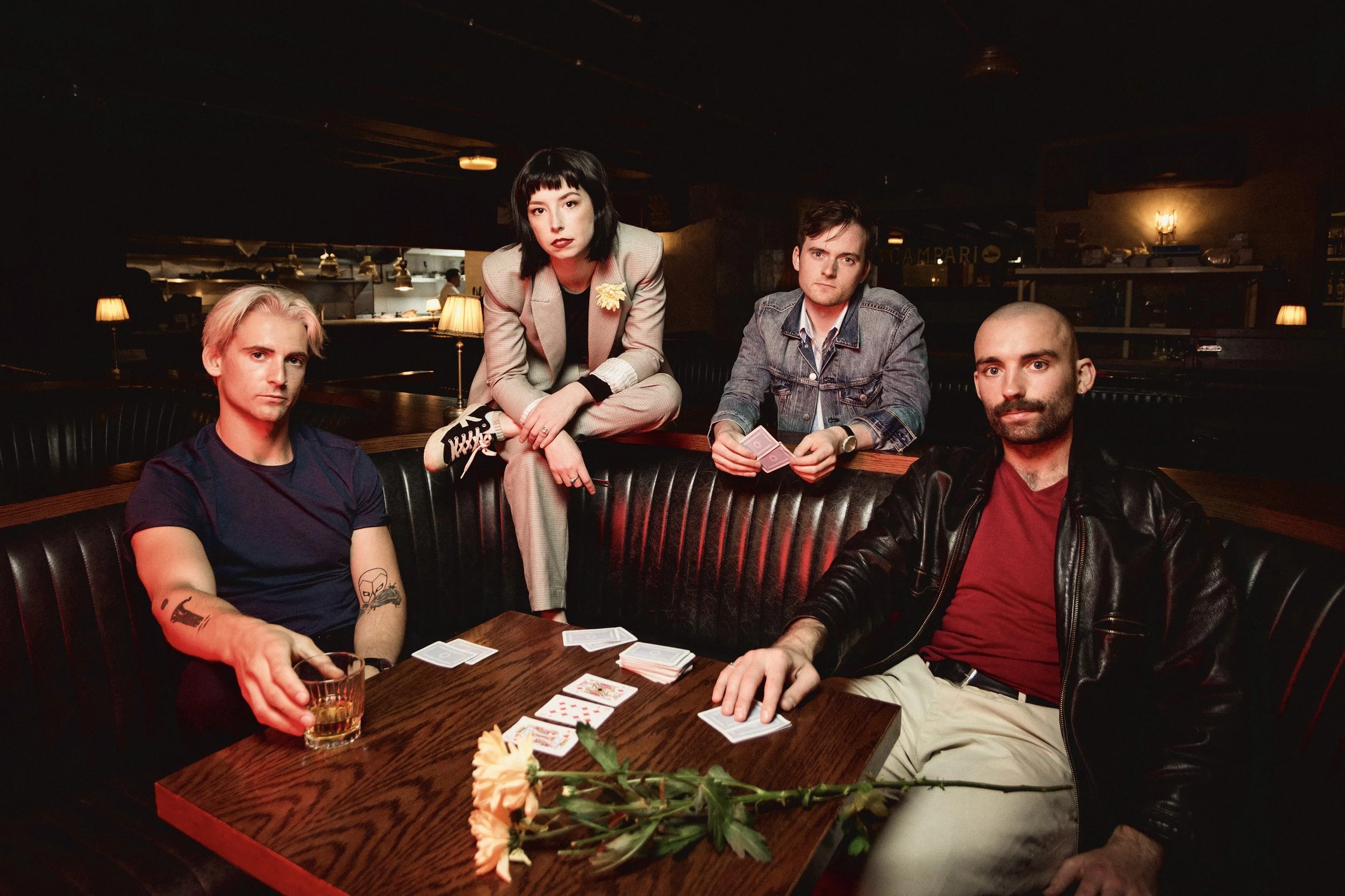 Soda Blonde bar group shot, photographed by Ste Murray