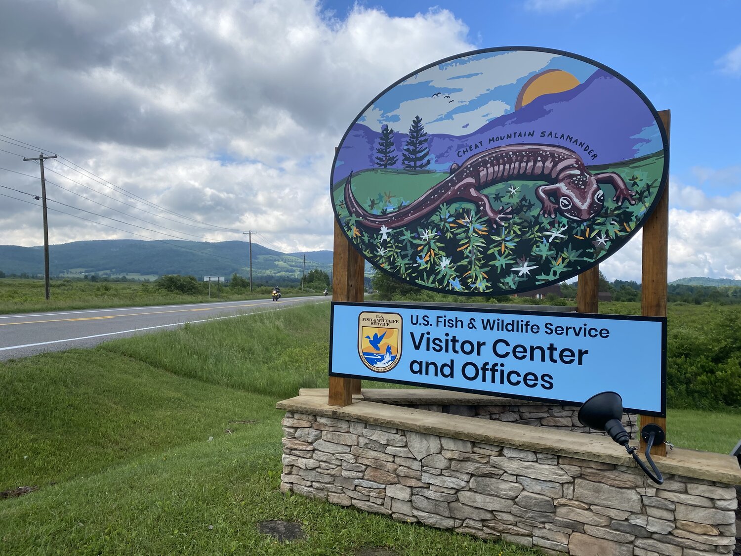Hand-illustrated sign design that I created for the brand new USFWS Visitor Center in Canaan Valley, WV.