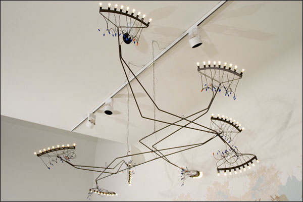   Chandelier by John Truex, 2005  Steel Rod 