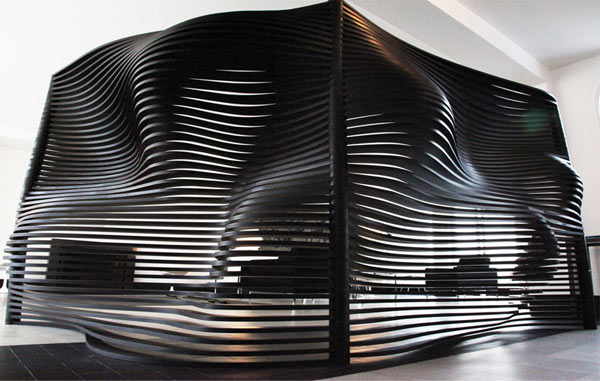   Phenomena – Room Divider by Sang Hoon Kim, 2009  Wood   http://www.kimsanghoonart.com/  