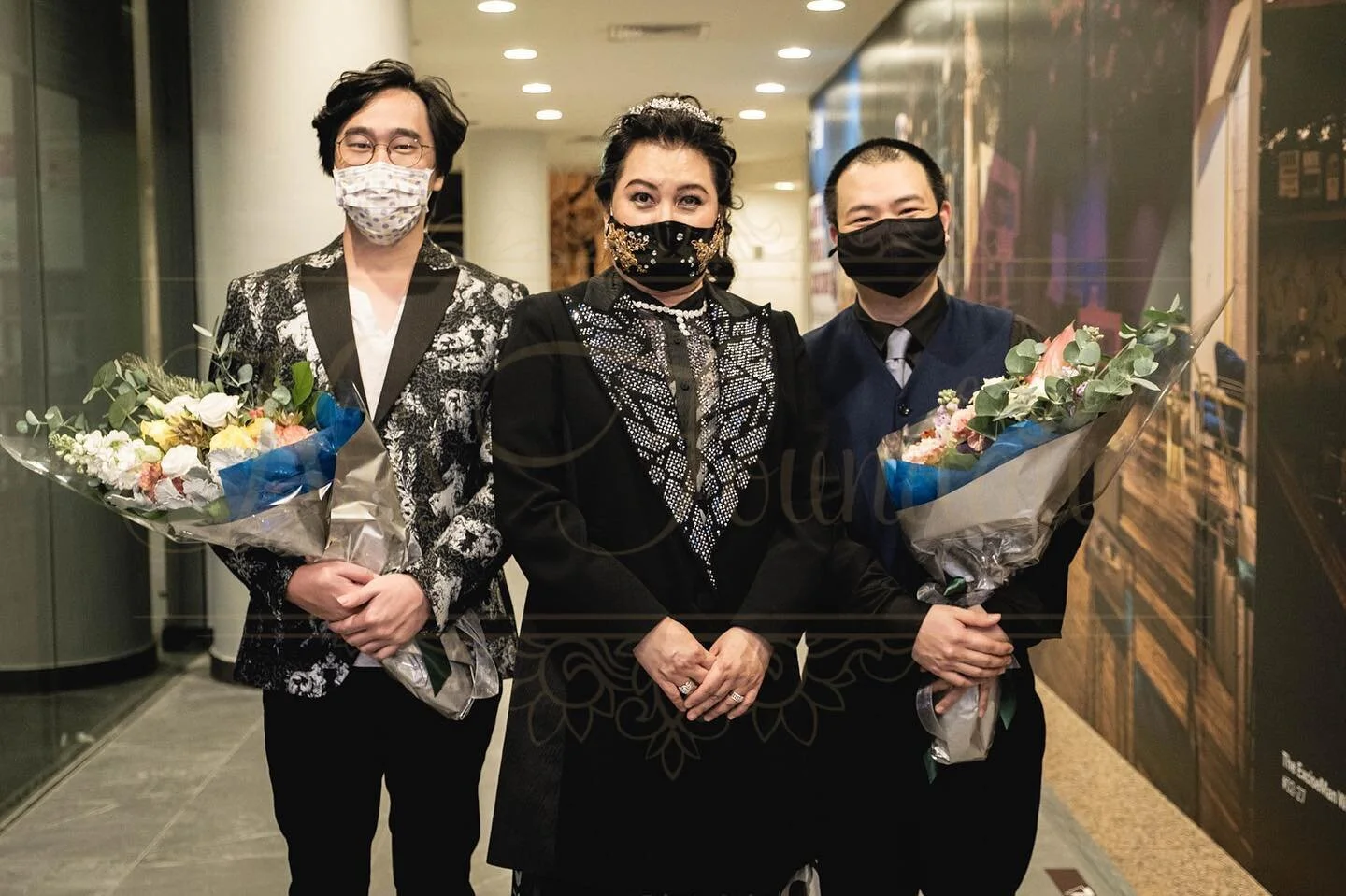 Our founder Kris Tan with pianist Lim Yan and musicologist-violinist Shuxiang Yang at our 10th anniversary concert at the Esplanade last month 💖 ✨