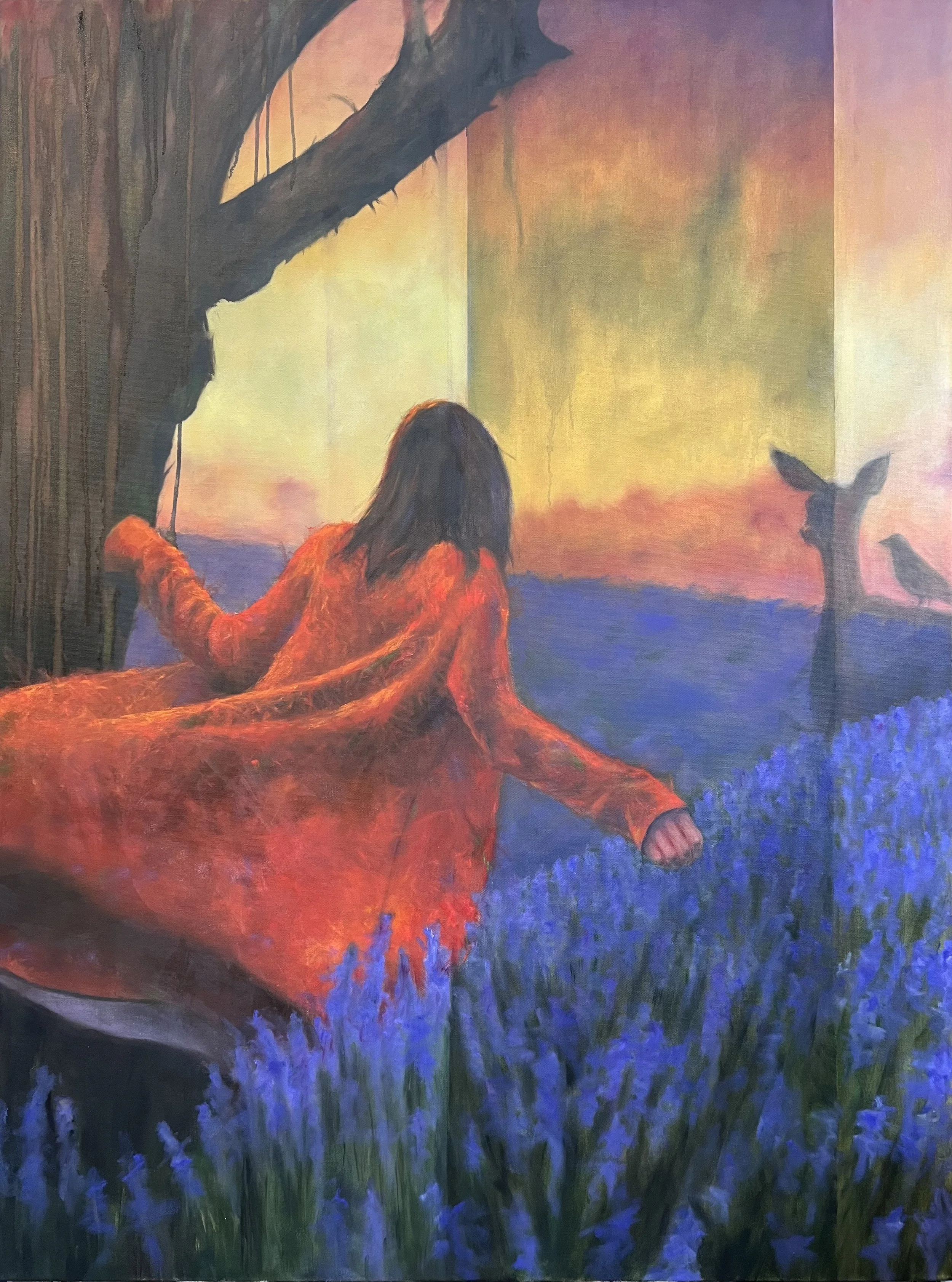 Wild Tameless (2024), Oil on Canvas, 48x36