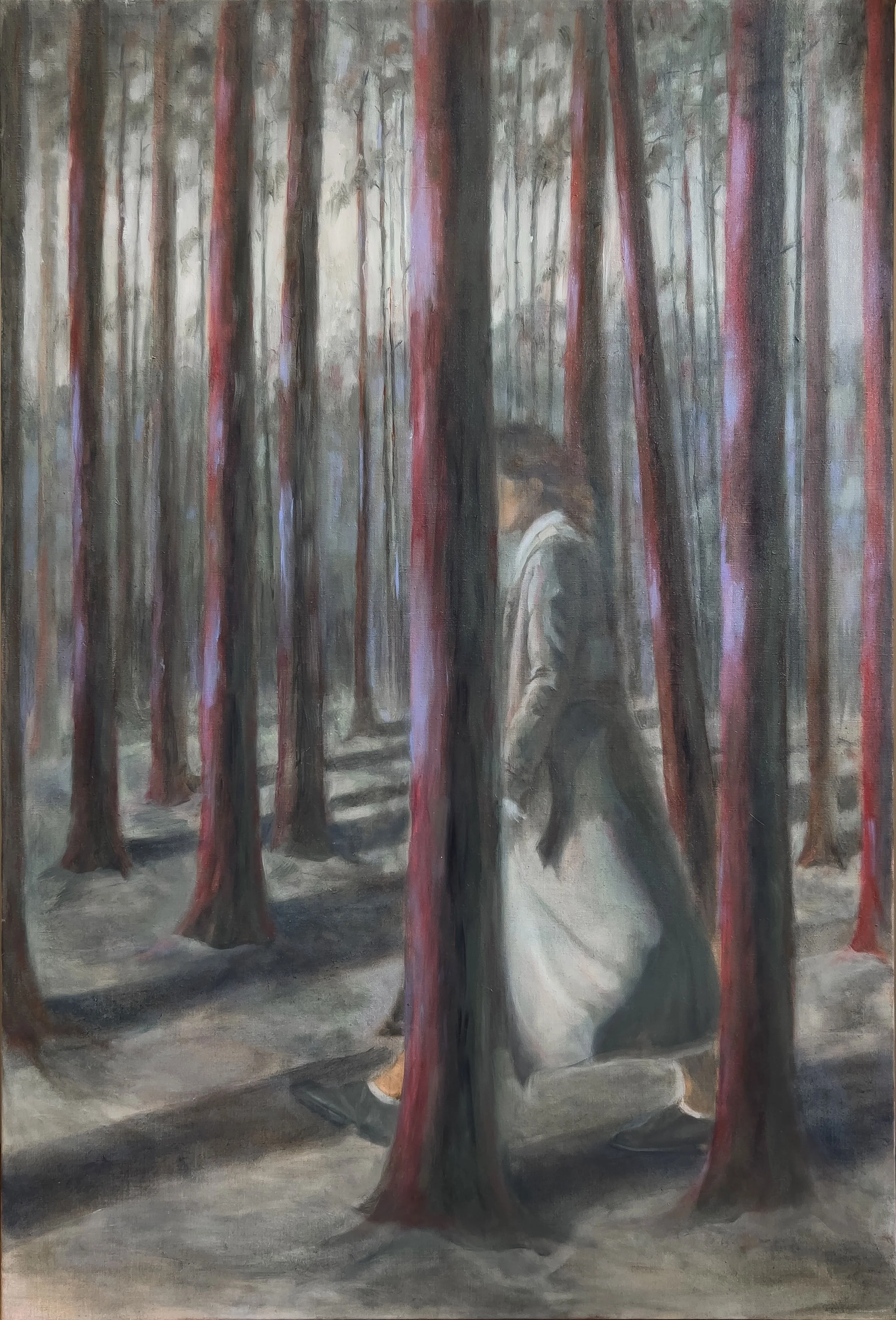 Idir (Between) - 2026, Oil on Linen, 36x24