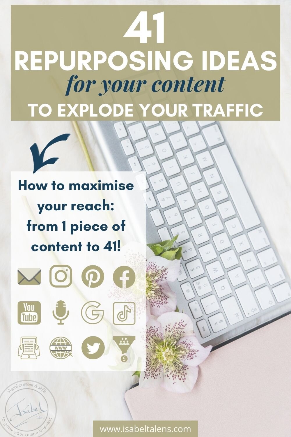 41 ways to repurpose your content to explode your blog reach & website traffic