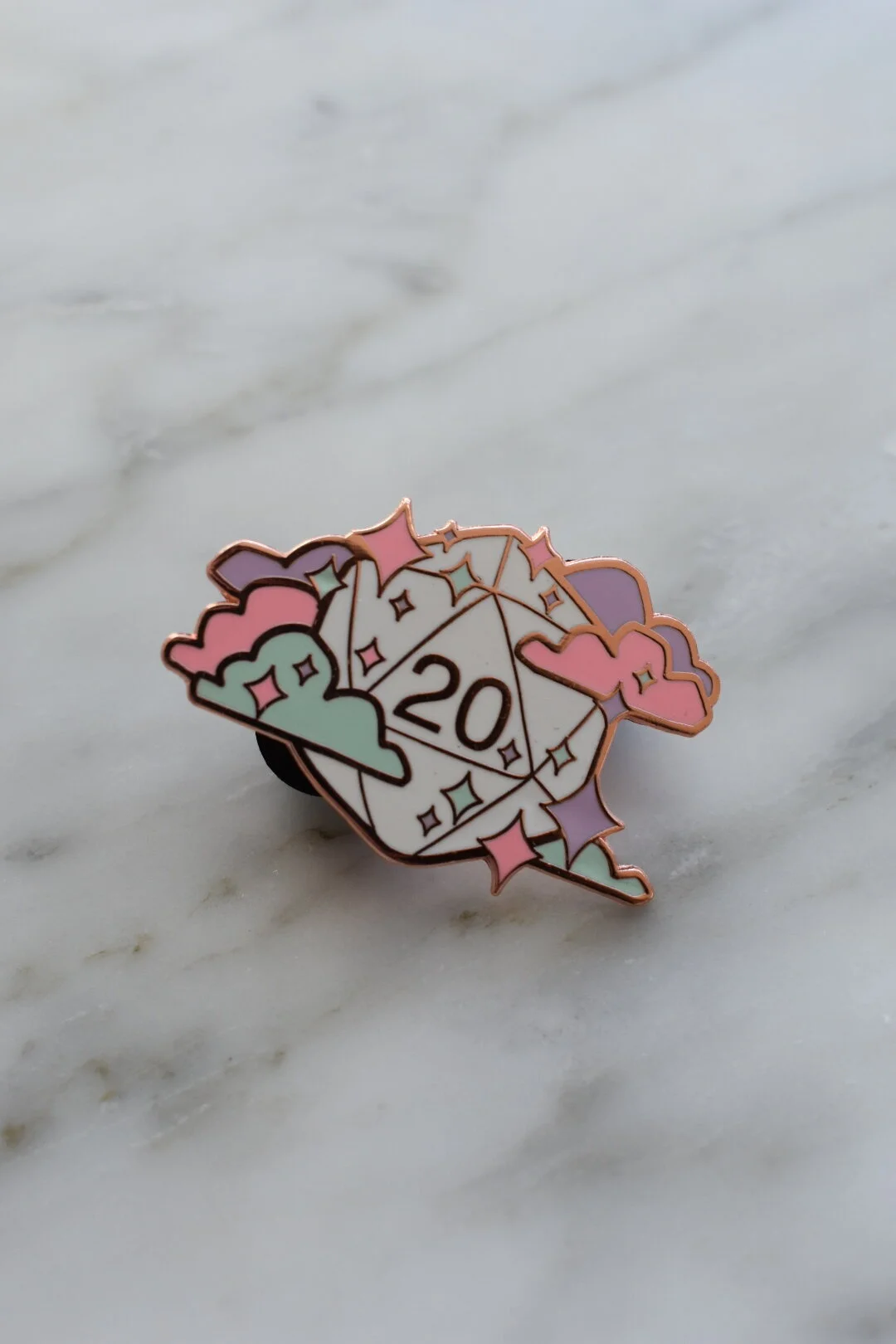 Starry Skies D20 Pin