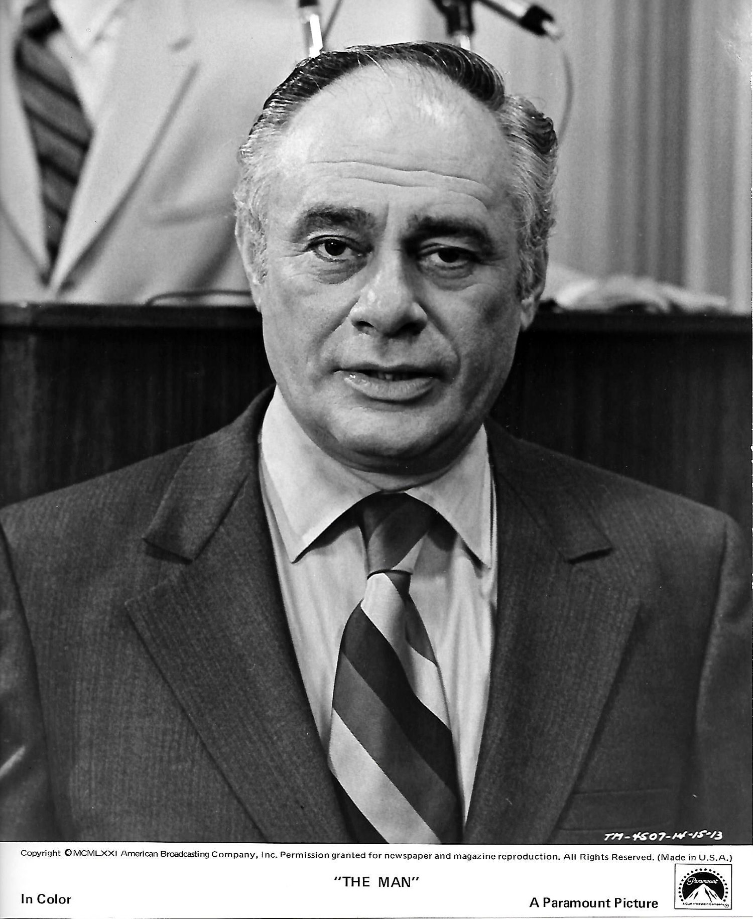 Martin Balsam, as “Jim Talley”, the aide 