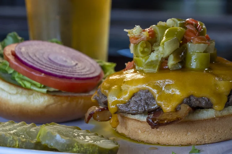 City Tap burger
