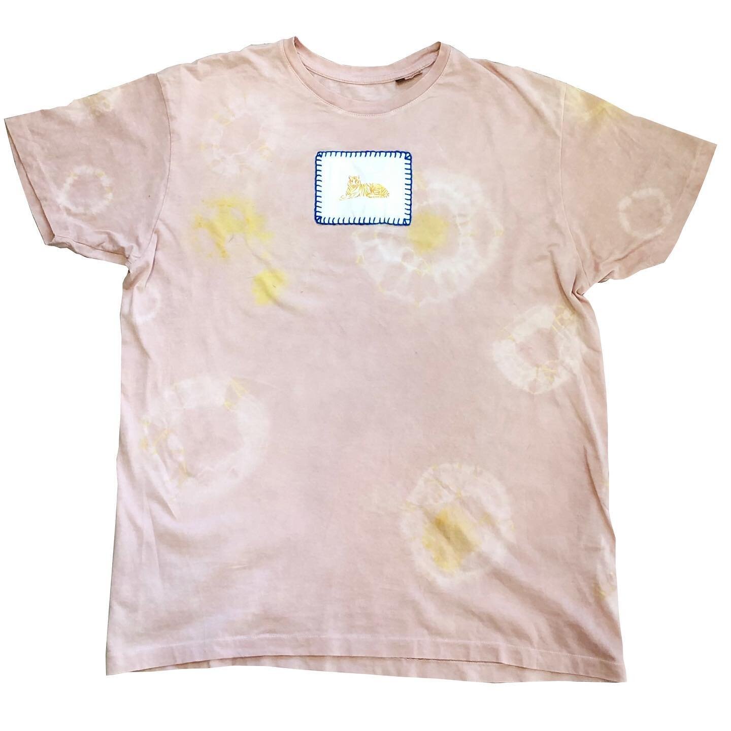 SIZE XL
Avocado &amp; Turmeric Dye
100% organic cotton 
DM for price
