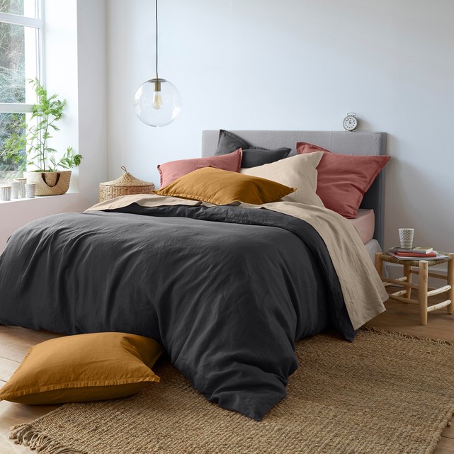 4 Places To Affordable Linen Sheets, Ikea Linblomma Duvet Cover