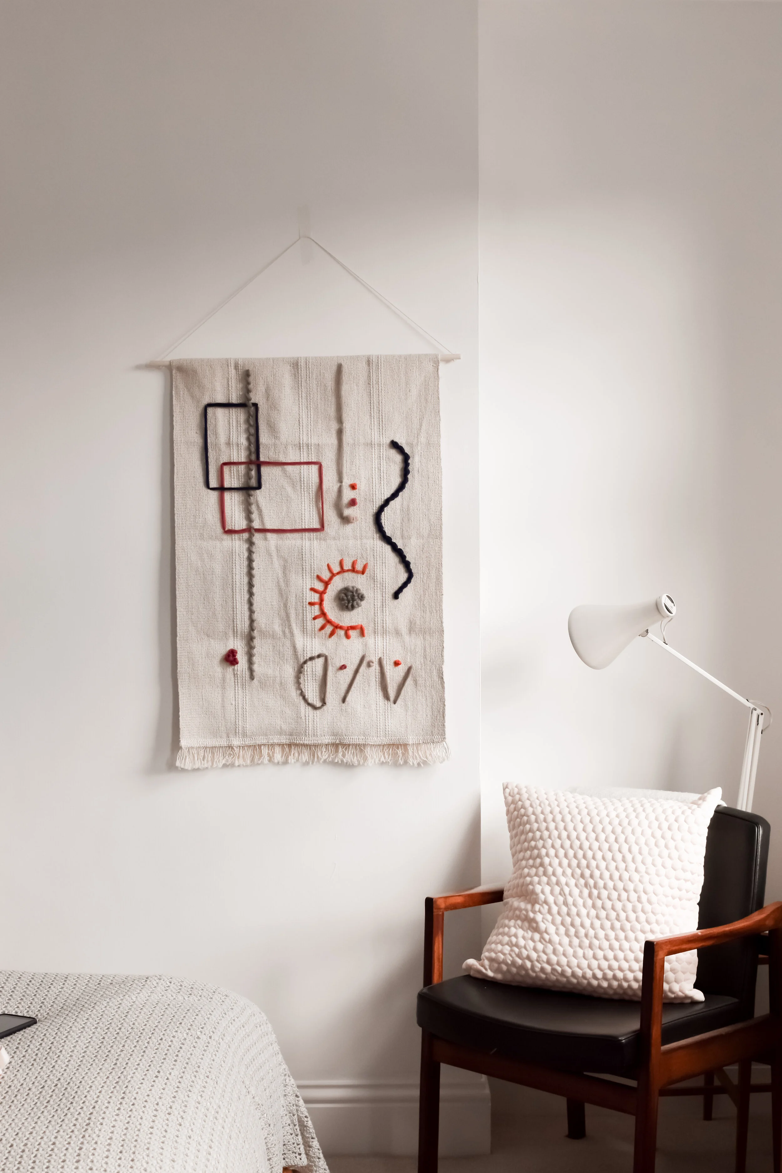 IKEA Sortso rug hack tapestry style wall hanging
