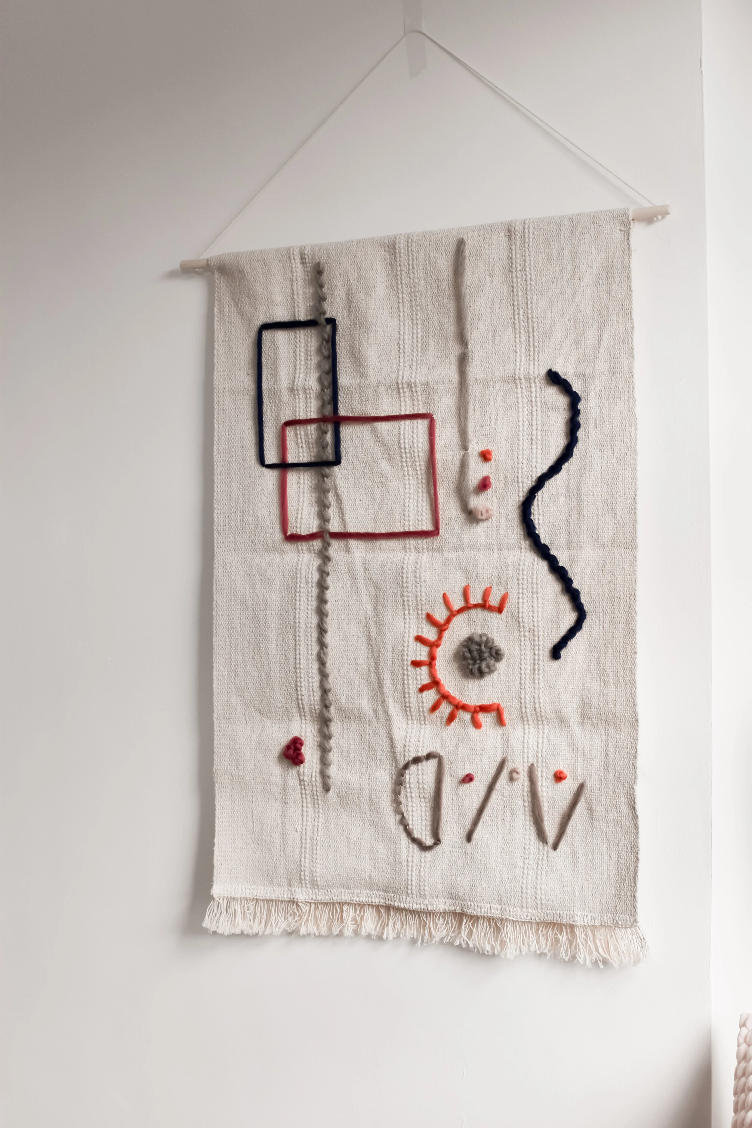 IKEA Sortso rug hack tapestry style wall hanging