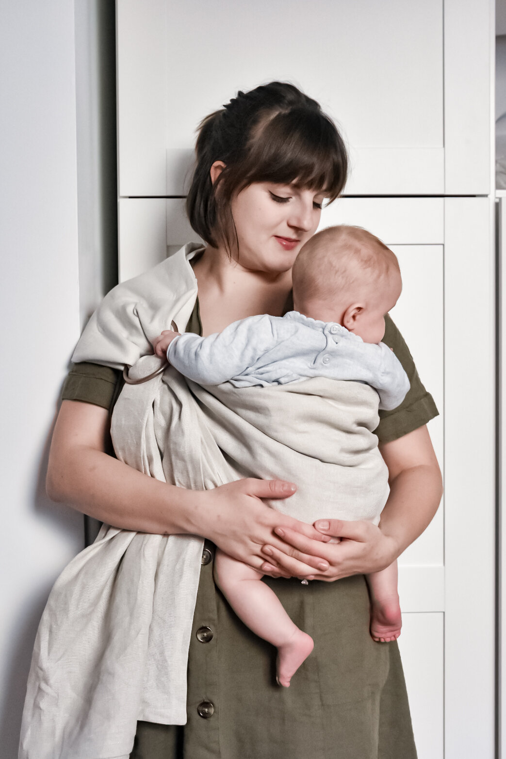 linen baby sling