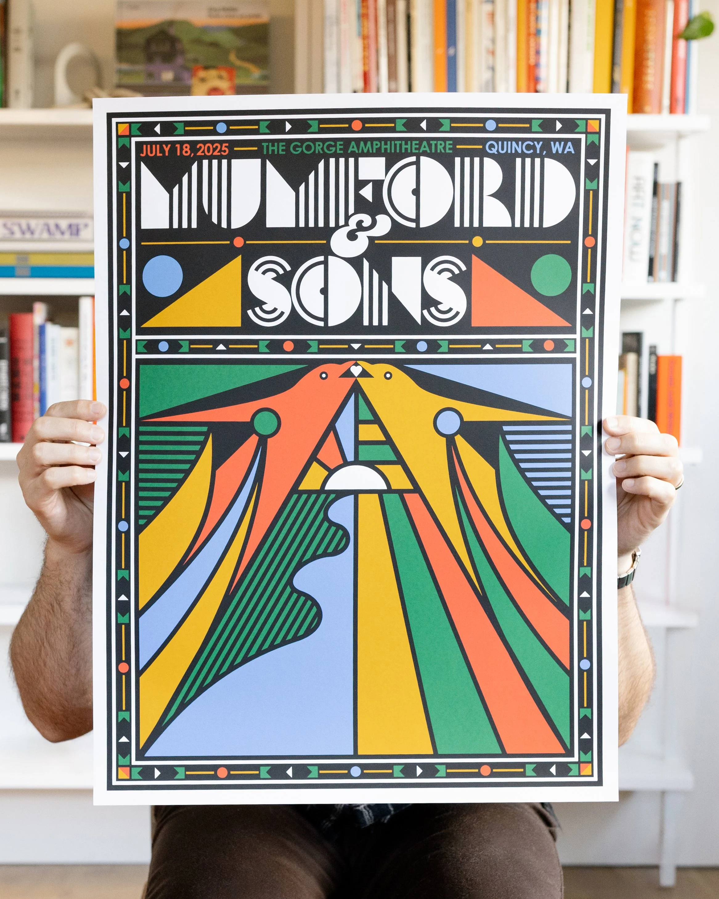 Mumford & Sons, The Gorge Amphitheatre, Print