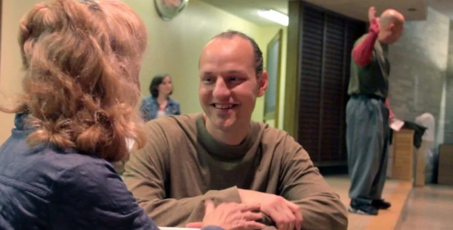 Judy and Shane during De’s Leontes soliloquy from Winter’s Tale .