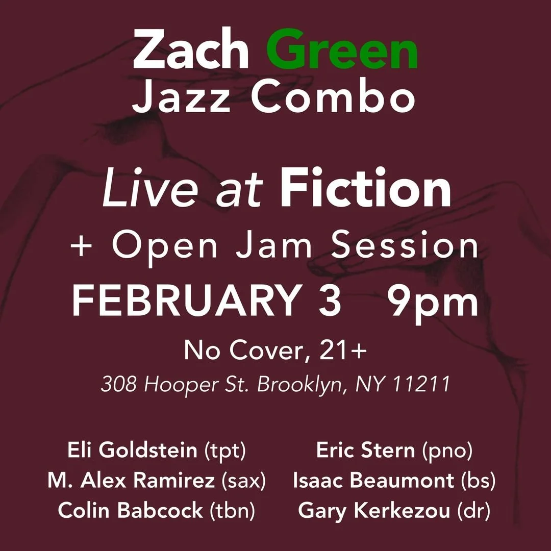 Zach Green @ Fiction Bar/Cafe