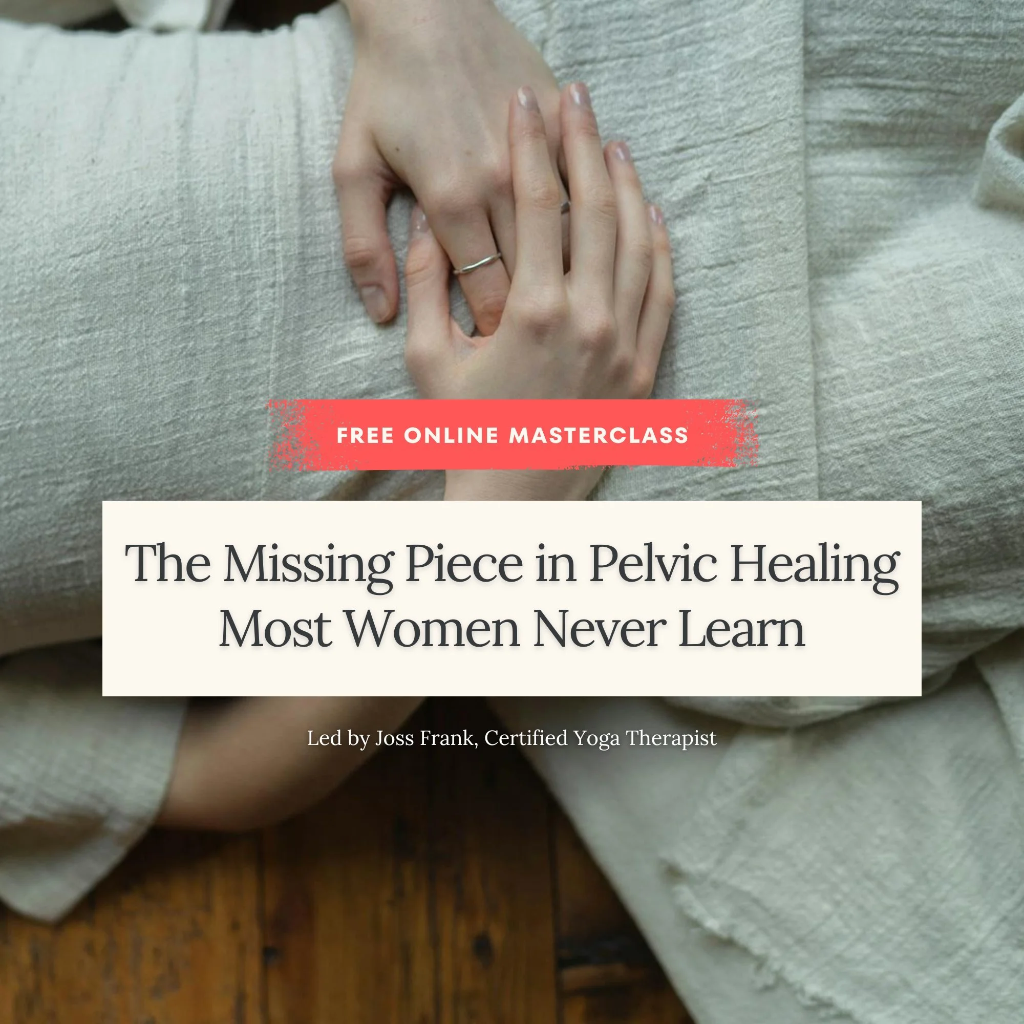 free masterclass, holistic healing for endometriosis, pcos, and period pain