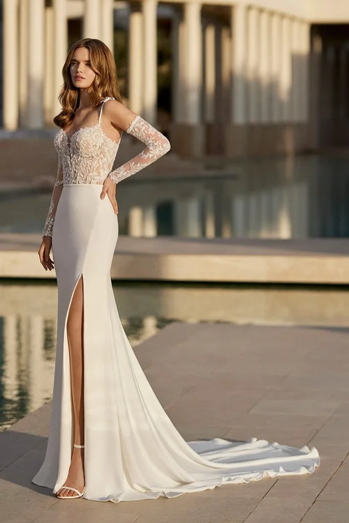 strapless open back dress Yellow Satin Long Prom Dress, Off Shoulder A-Line Evening Dress US 10 / Yellow main image 0