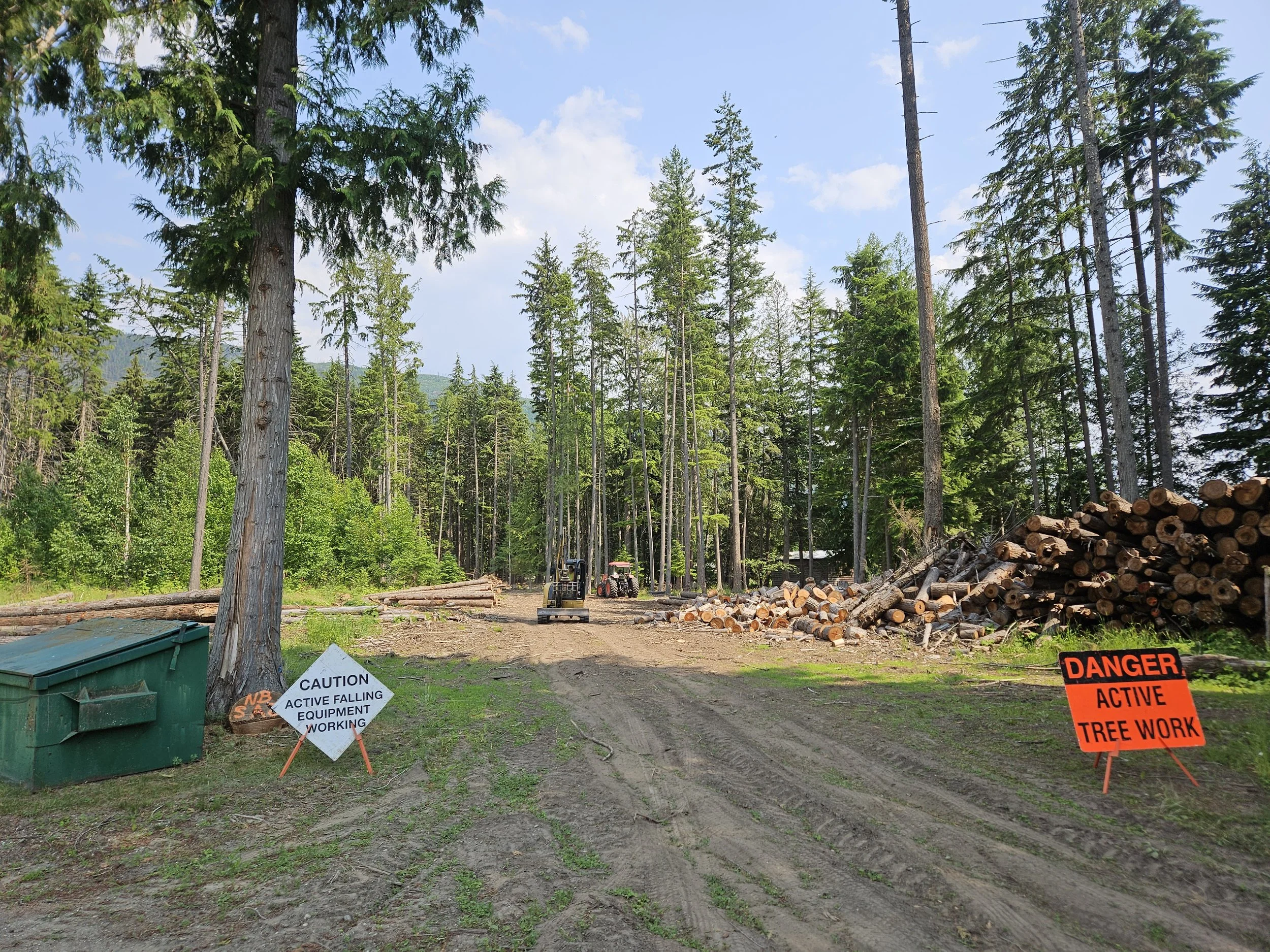  We have a budget set aside for the final clean-up at the landing area. This is the biggest challenge still to be addressed, as we have yet to find a supplier for the heavy hauling.  
