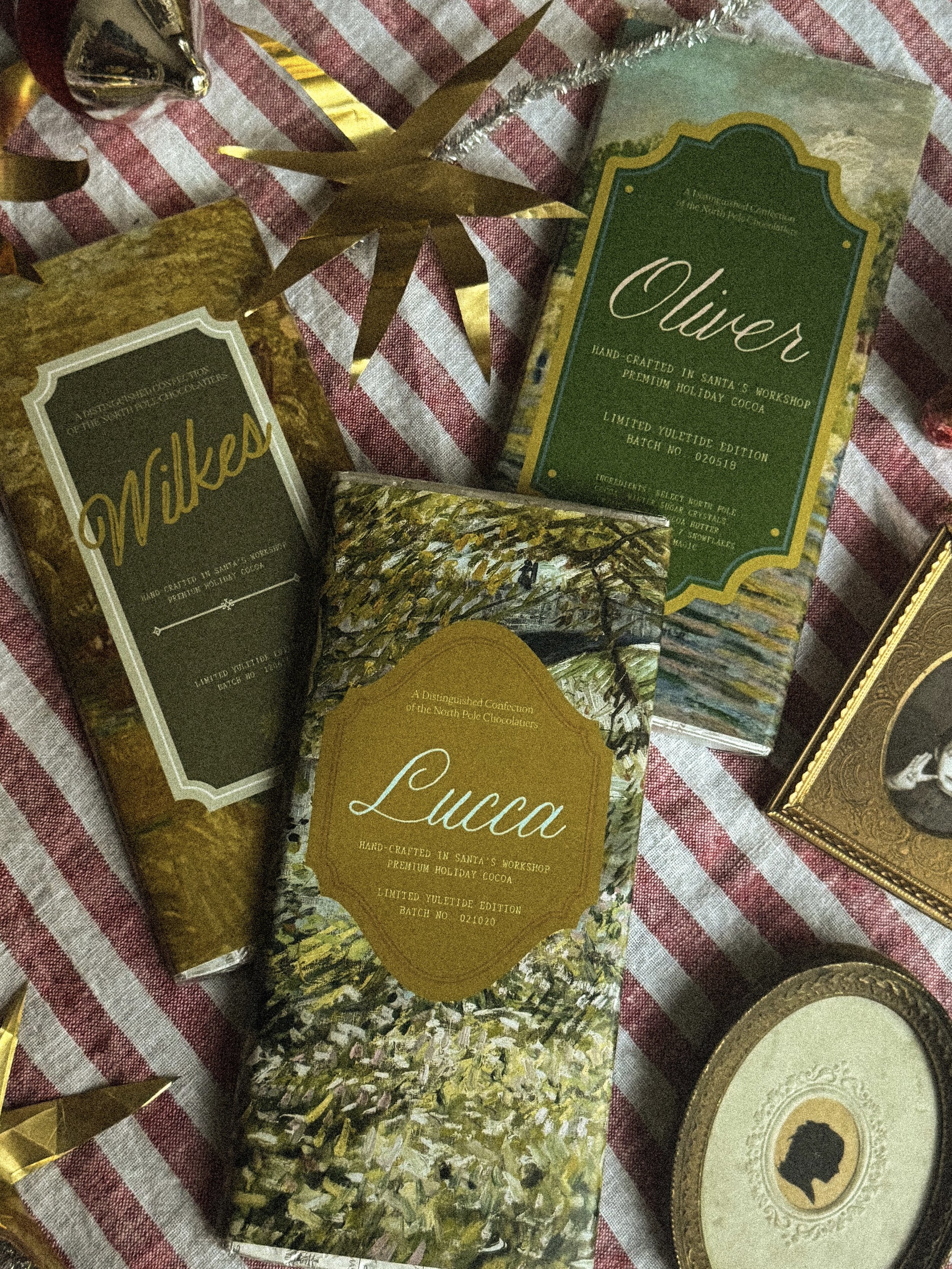Personalized Chocolate Bar Wrapper Set