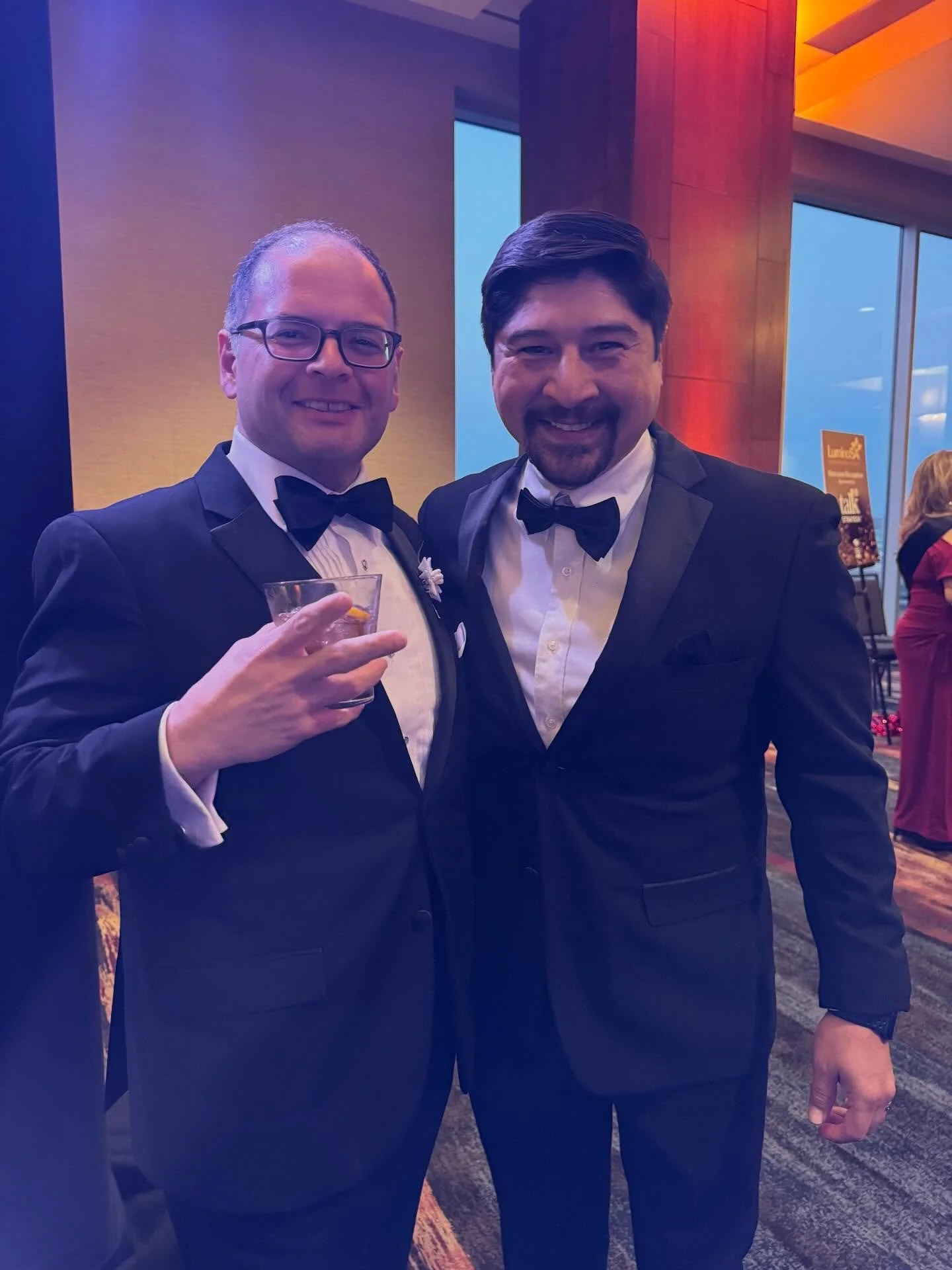 Our musicians, Carlos and Juan, at the San Antonio Hispanic Chamber of Commerce Gala.