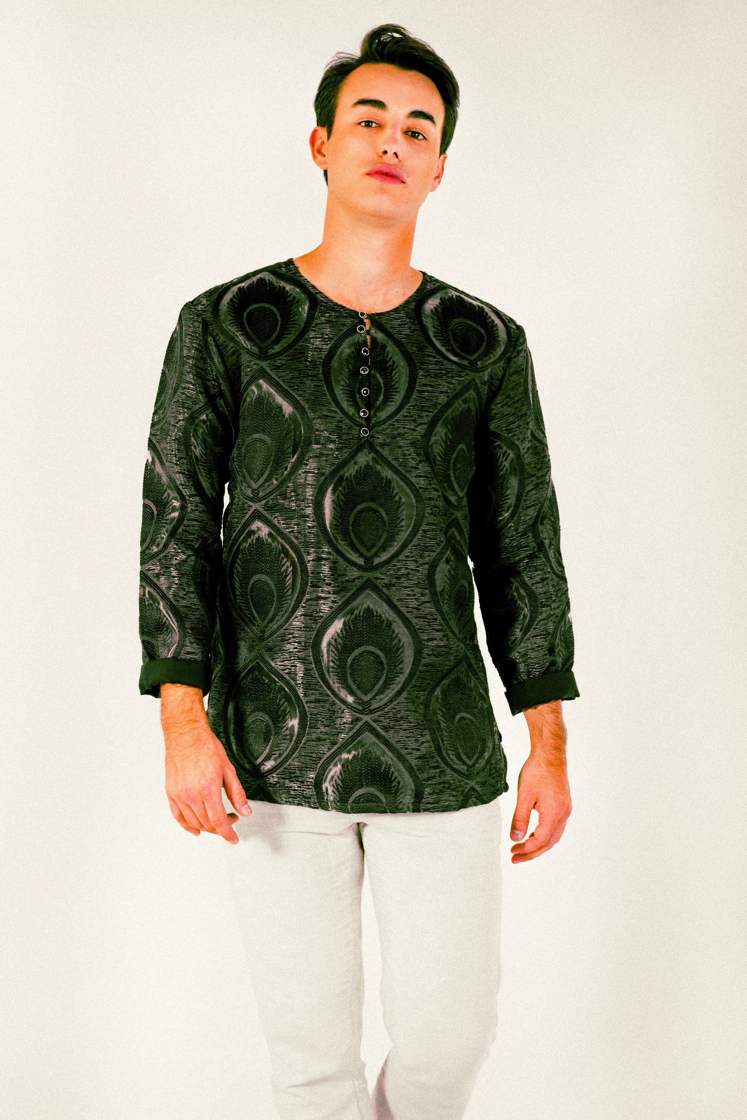 Malhotra Charcoal Kurta