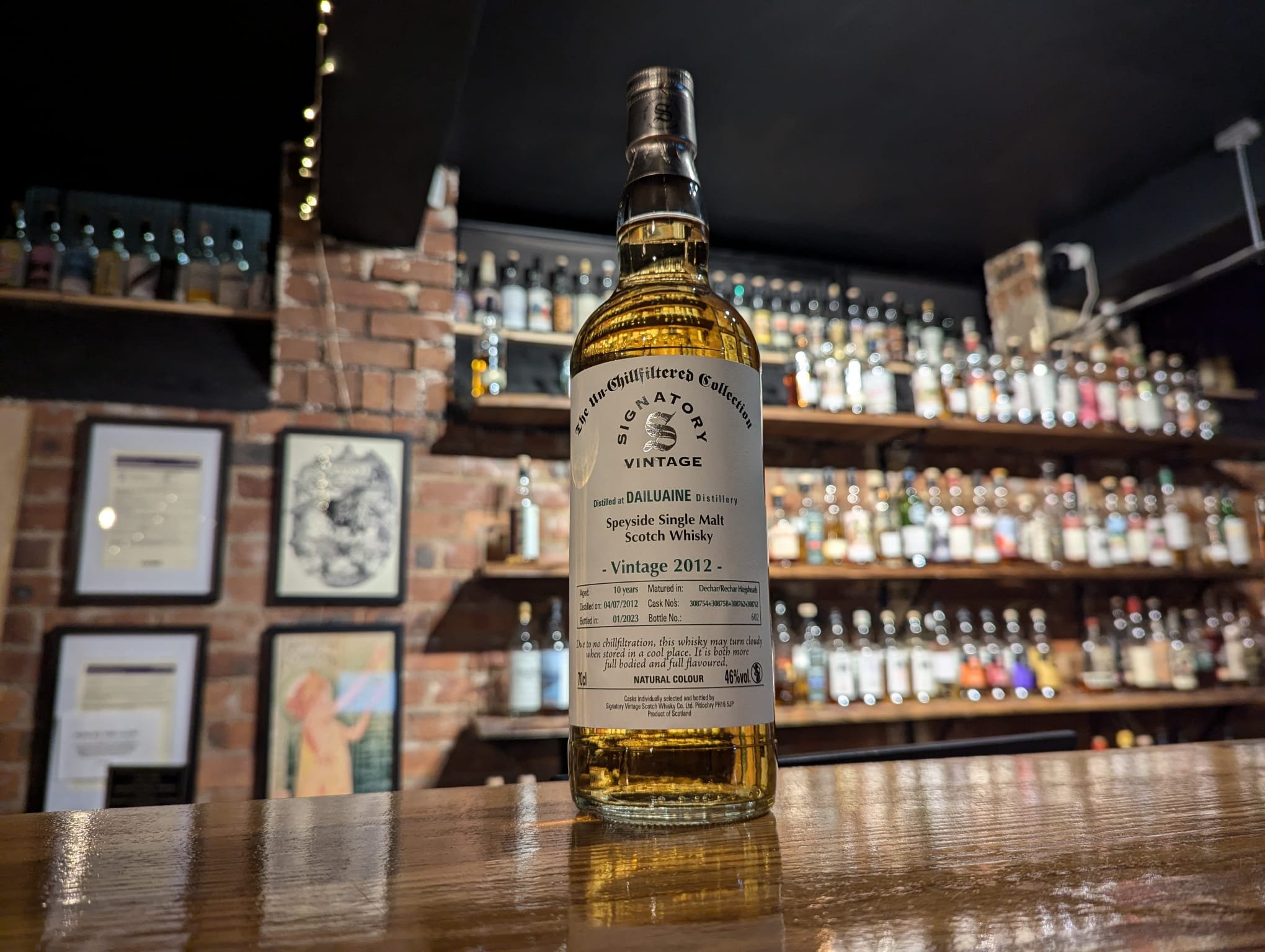 Dailuaine 10 Year Old, 2012 Vintage - Signatory Vintage