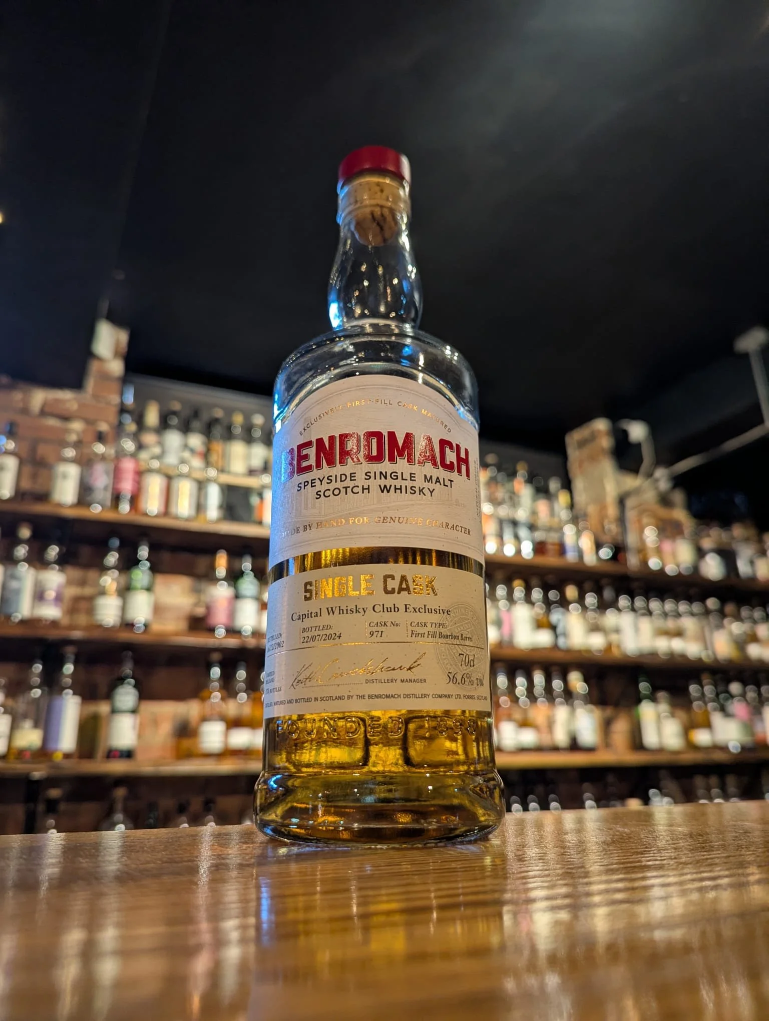 Benromach Single Cask for Capital Whisky Club, 2002 Vintage - Official