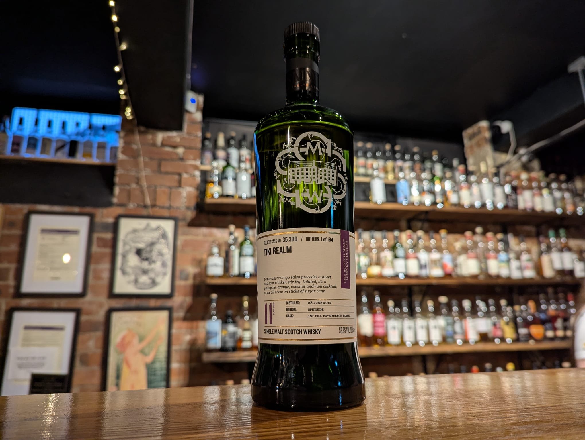 35.389 "Tiki Realm" 11 Year Old, 2012 vintage - SMWS