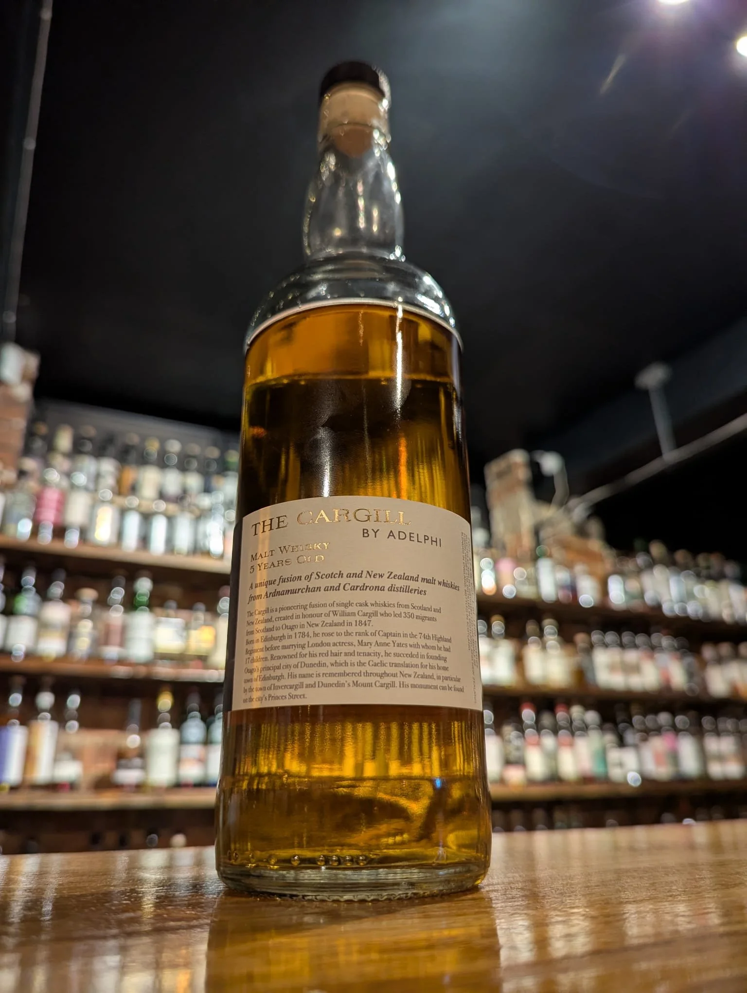 The Cargill 5 Year Old (Ardnamurchan / Cardrona Fusion) - Adelphi Selection