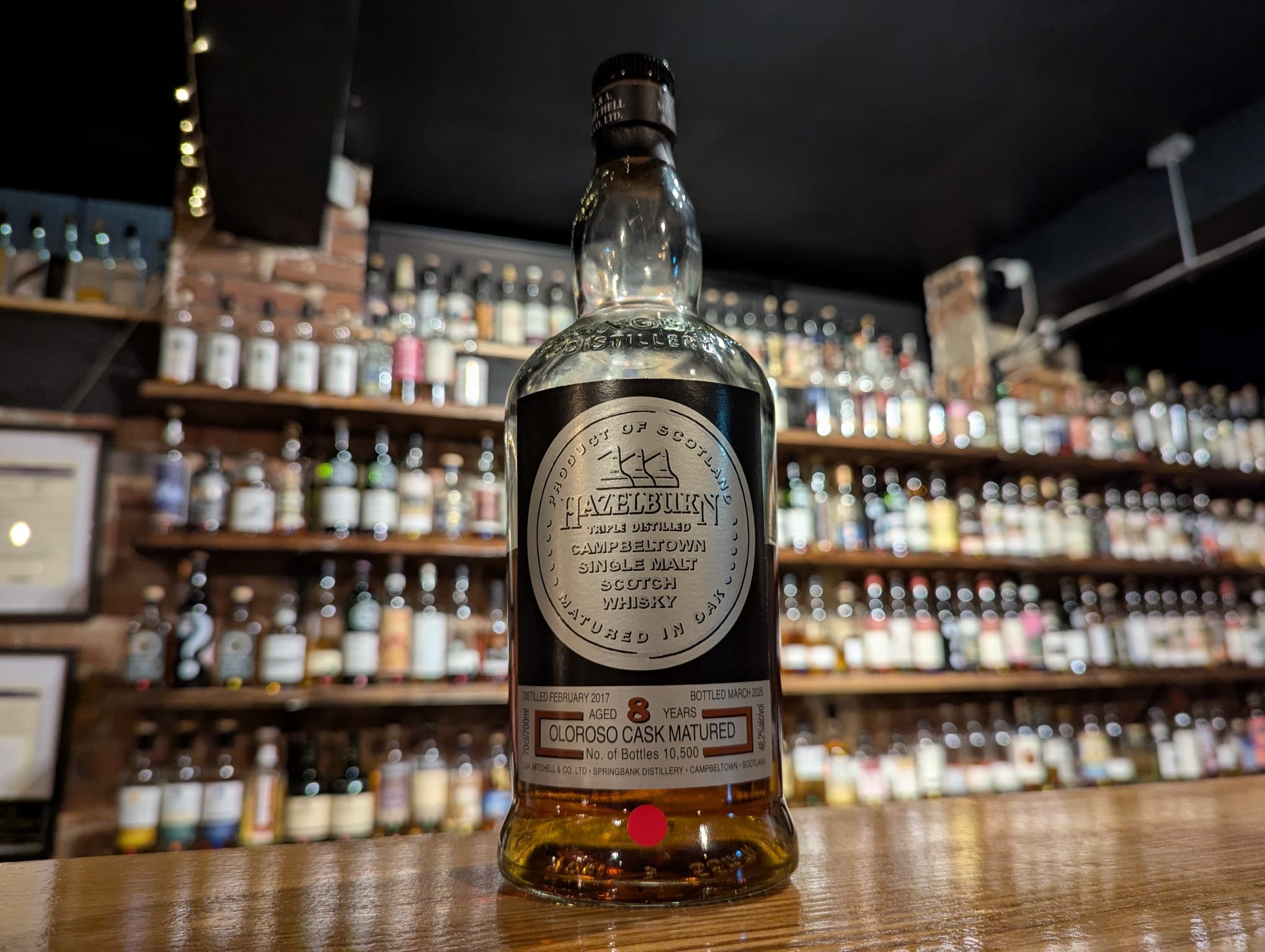 Hazelburn 8 Year Old, 2017 Vintage Oloroso Cask Matured - Official