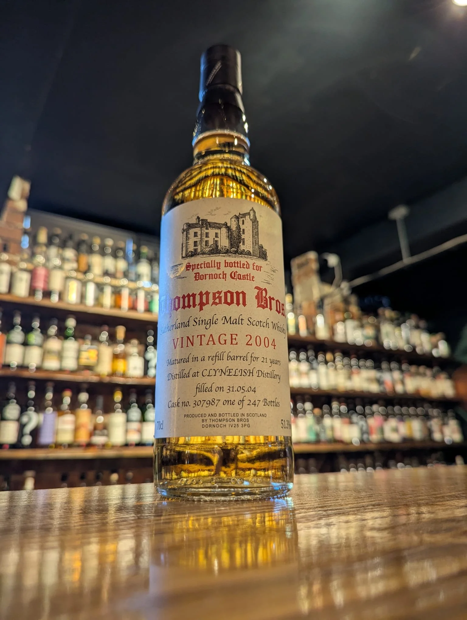 Clynelish 21 Year Old, 2004 Vintate - Thompson Bros ONE PER PERSON