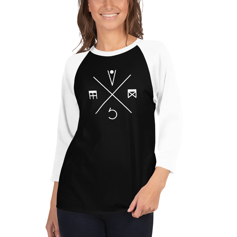 Download 3 4 Sleeve Raglan Shirt Chop Notation Logo Caseydriessen