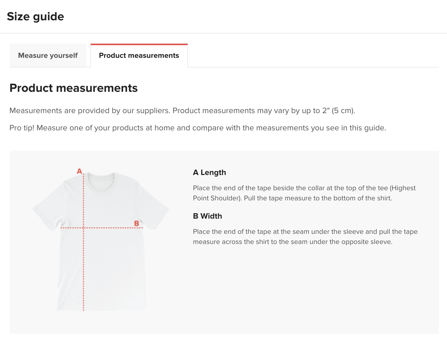 Unisex T-Shirt, Bella+Canvas 3001, MEASURE 2.png
