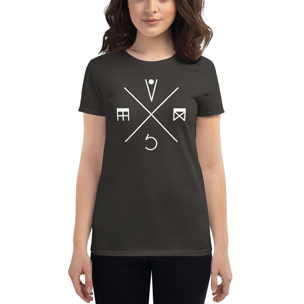 Women's Short Sleeve T-Shirt [Chop Notation Logo]