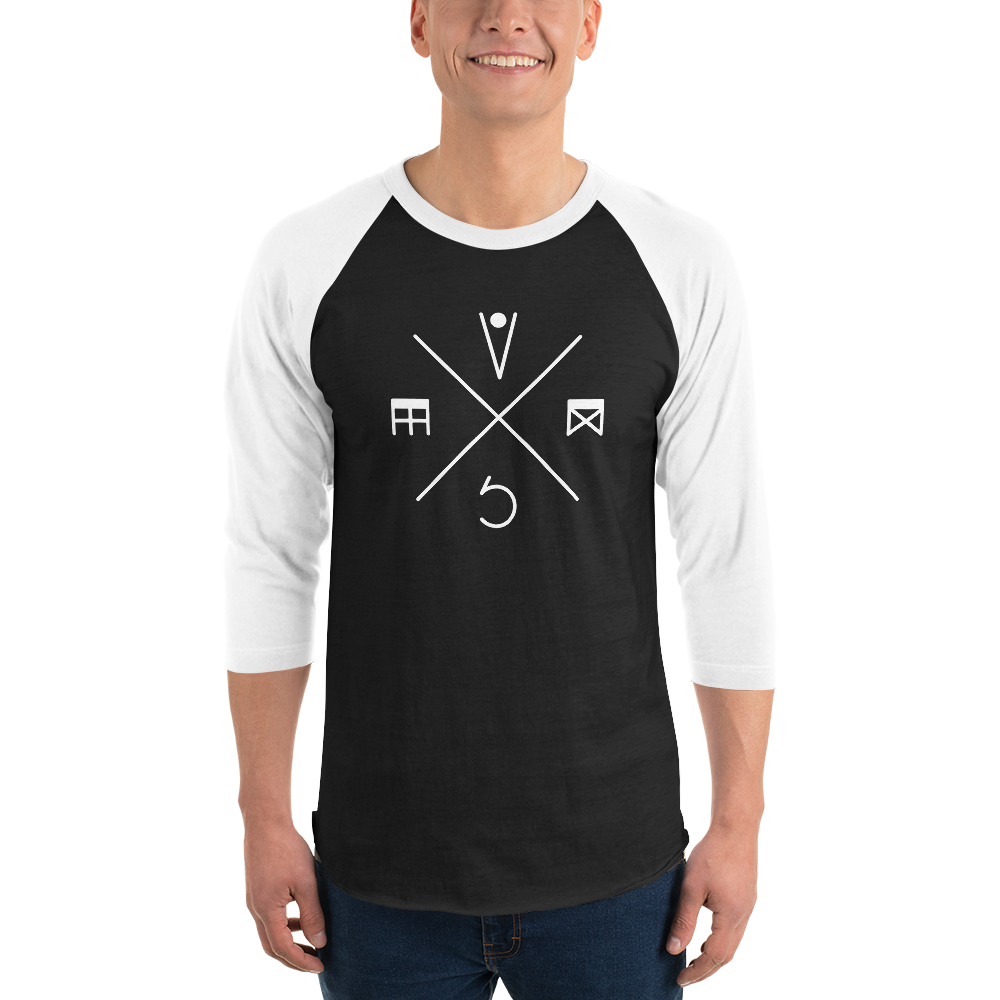 3/4 Sleeve Raglan Shirt [Chop Notation Logo]